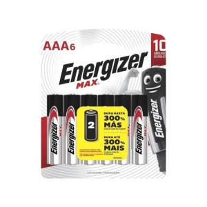 ENERGIZER PILAS AAA x 6u